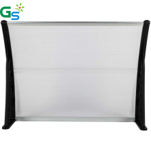 Overhead Door Canopy Awning Cover Window Awning Gray Polycarbonate Patio Balcony Cover For Sun Rain Snow Protection